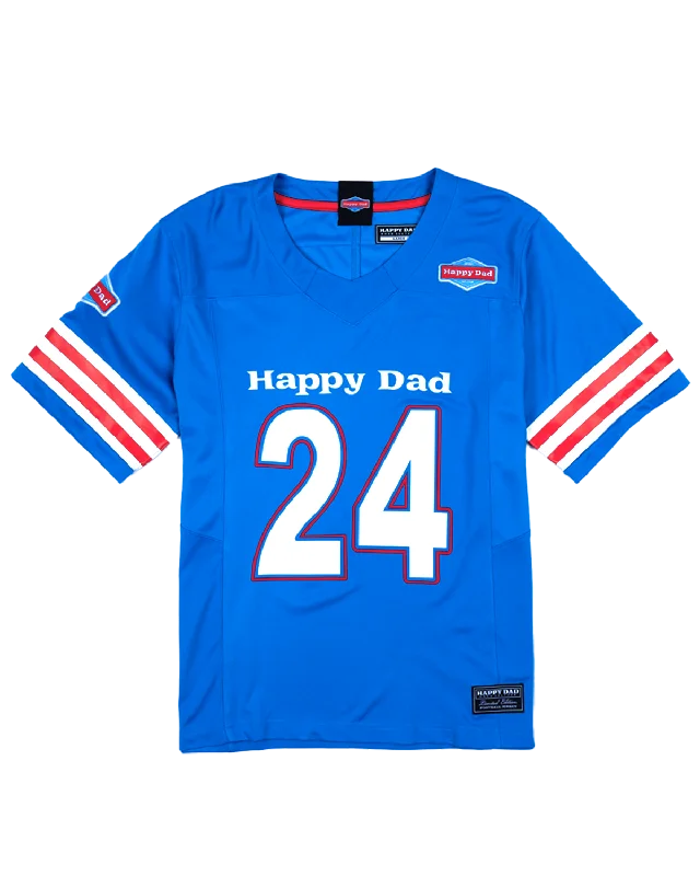 Happy Dad Football Jersey '24 (Blue)