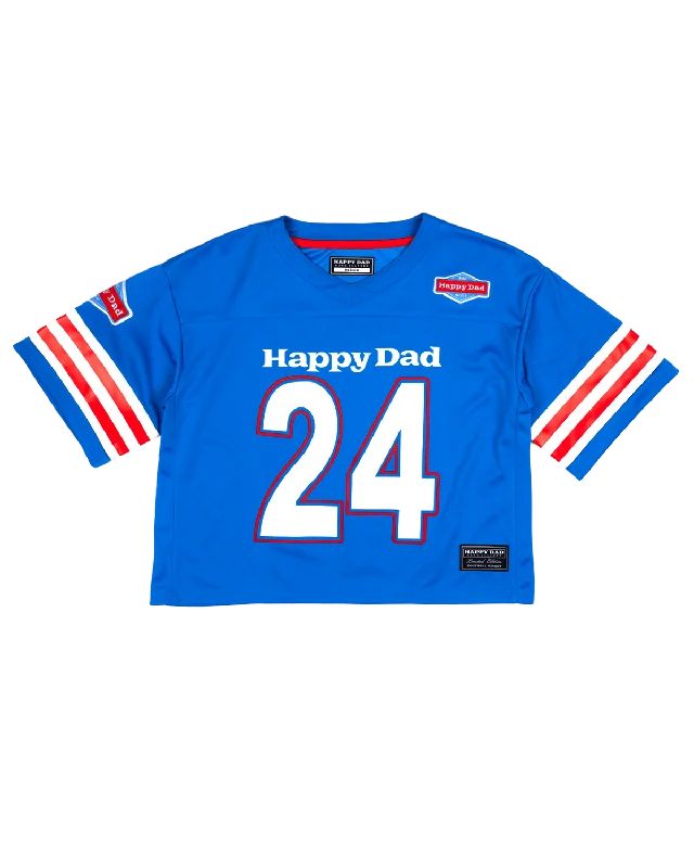 Happy Dad Football Jersey Women's '24 (Blue)