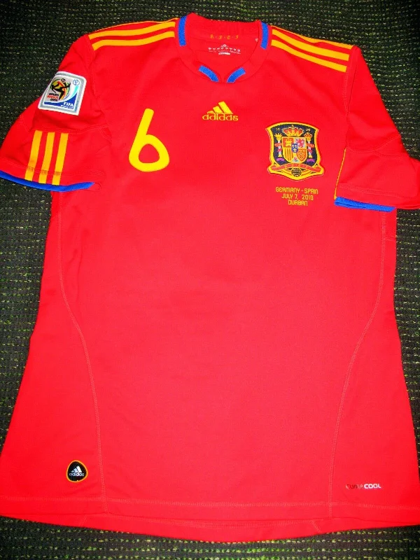 Iniesta Spain 2010 WC SEMI FINAL Jersey Espana Camiseta Shirt M