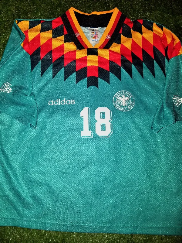 Klinsmann Germany 1994 Green Jersey Shirt Deutschland Trikot XL