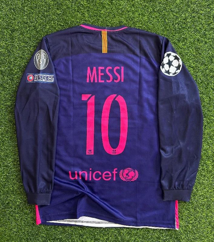 Lionel Messi Barcelona Purple Retro Jersey