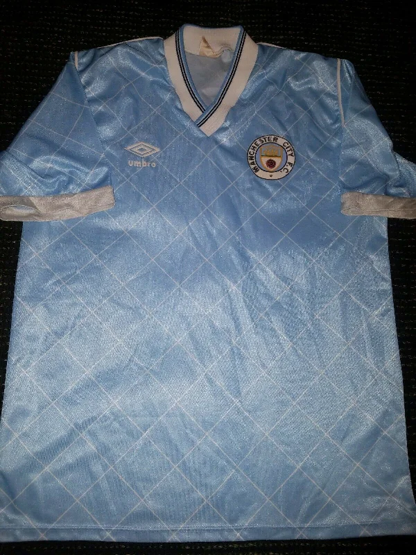 Manchester City Umbro 1987 1988 1989 Jersey Shirt 34 - 36