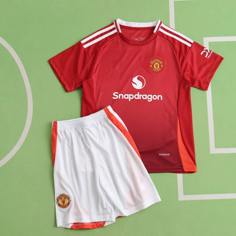 Manchester United 24 25 kids Home Jersey