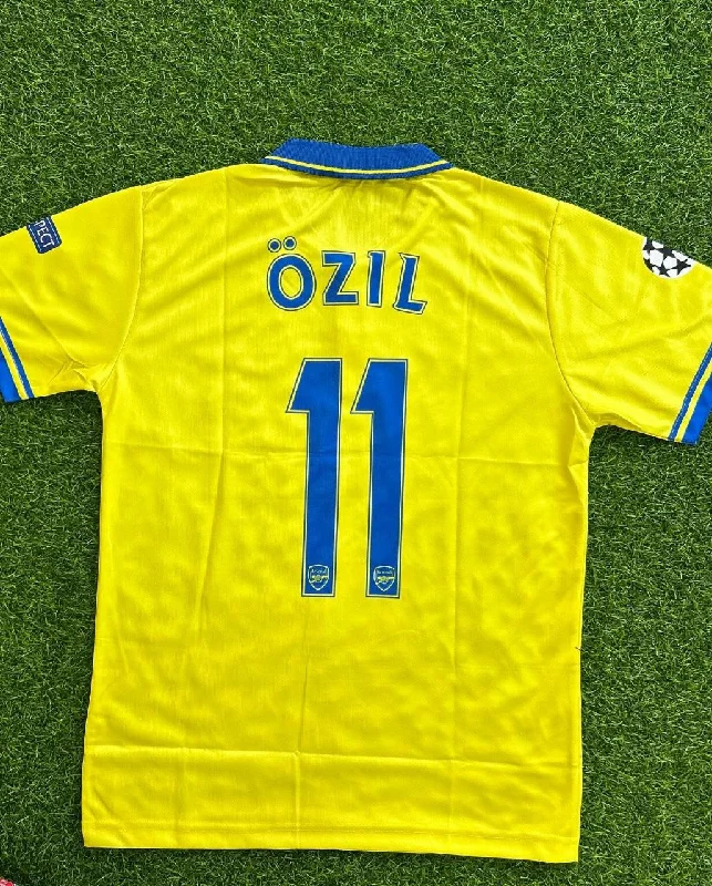 Mesut Ozil Arsenal Yellow Retro Jersey