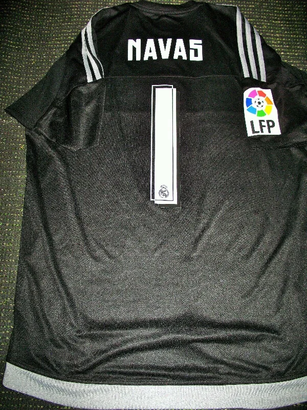 Navas Real Madrid Match Worn Black 2015 2016 Jersey Shirt Camiseta Trikot