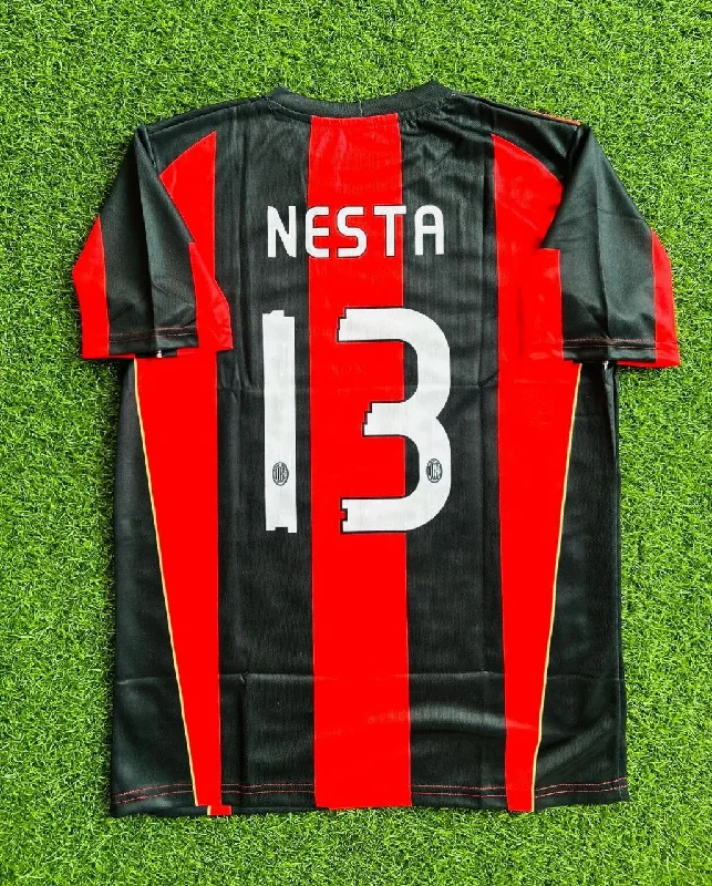 Nesta 2010-11 AC Milan Retro Jersey