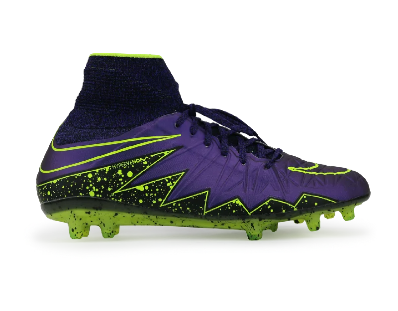 Nike Men's Hypervenom Phantom II FG Hyper Grape/Black/Volt