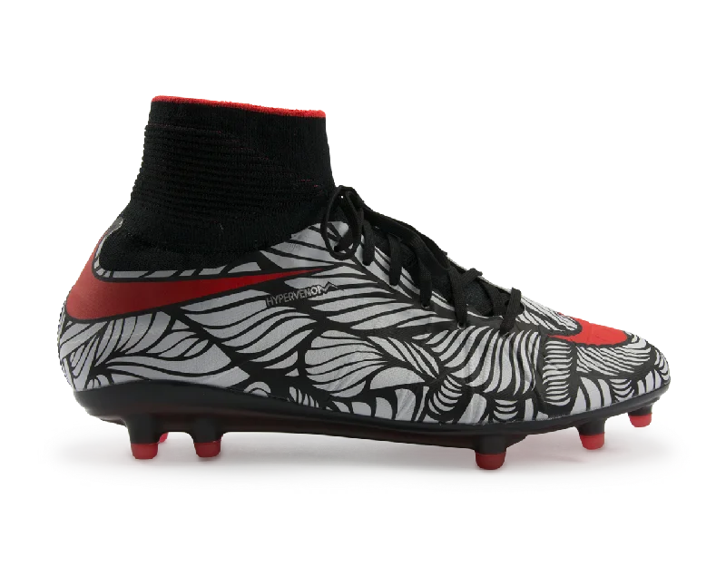 Nike Men's Hypervenom Phantom II NJR FG Black/Bright Crimson/White