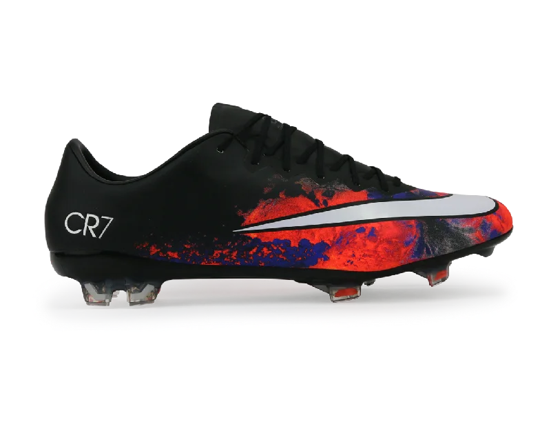 Nike Men's Mercurial Vapor X CR7 FG Black/White/Total Crimson