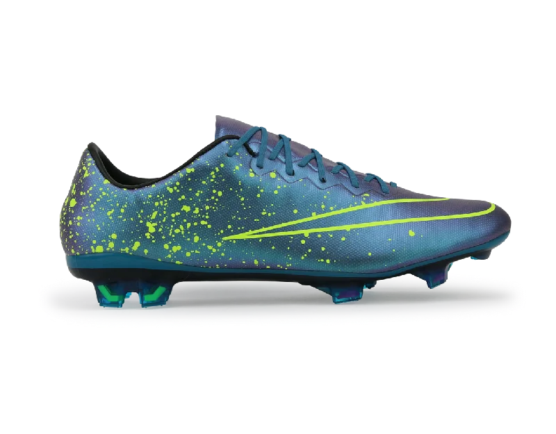 Nike Men's Mercurial Vapor X FG Squadorn Blue/Black/Volt