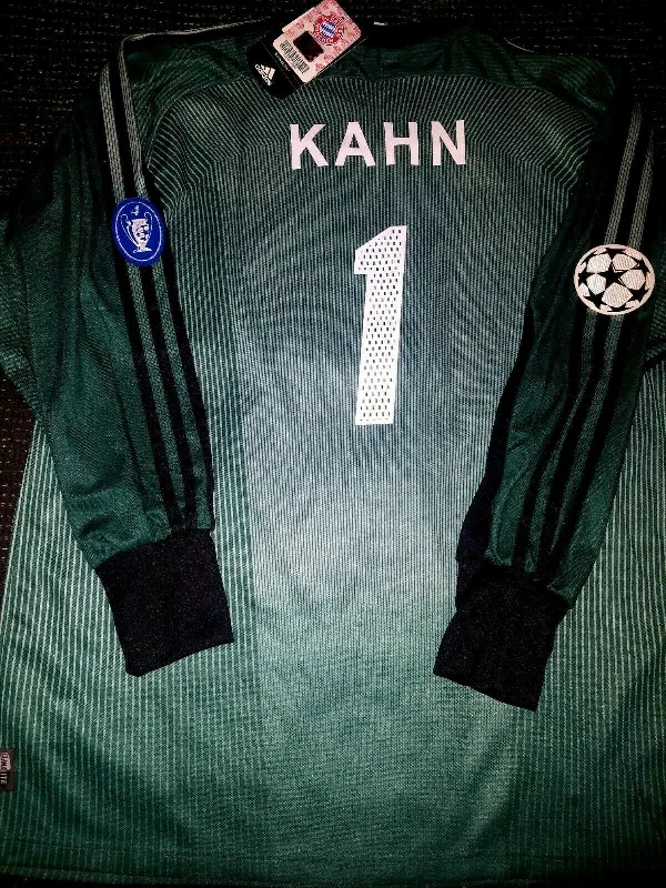 Oliver Kahn Bayern Munich Munchen 2003 2004 UEFA GK Jersey Trikot Shirt BNWT L