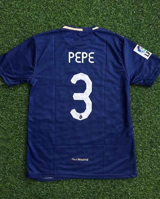 Pepe Real Madrid Navy Blue Retro Jersey