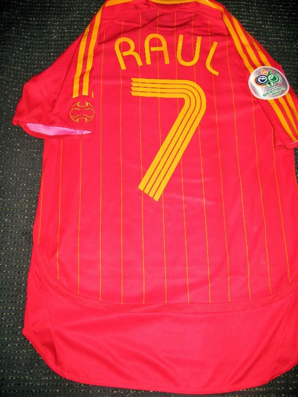 Raul Spain PLAYER ISSUE 2006 WORLD CUP Jersey Camiseta Shirt Espana S