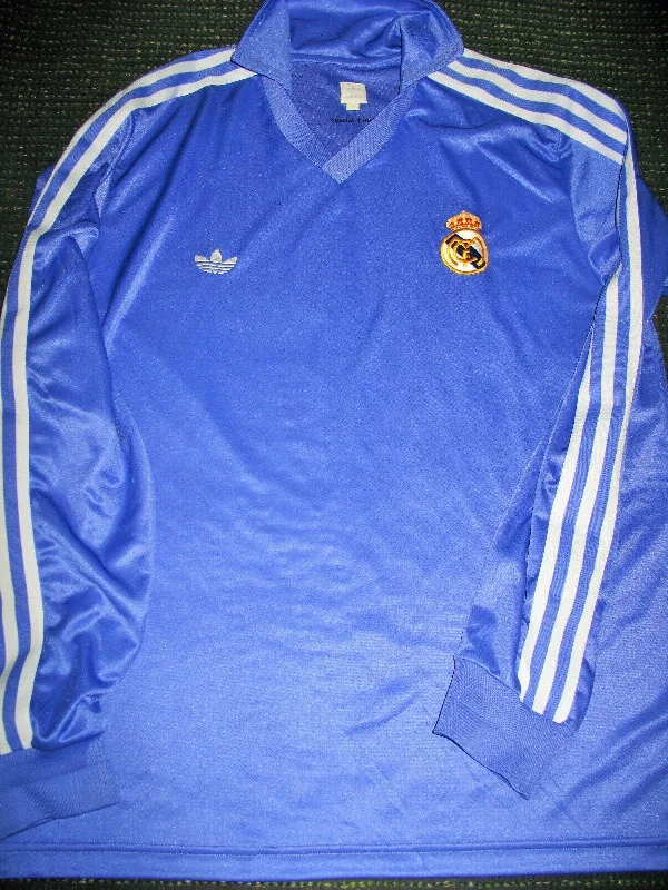 Real Madrid Adidas Originals Retro Purple Jersey Camiseta Shirt Maglia L