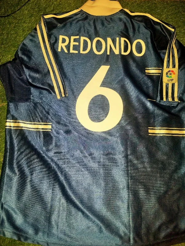 Redondo Real Madrid Blue 1998 1999 Jersey Shirt Camiseta Maglia XL