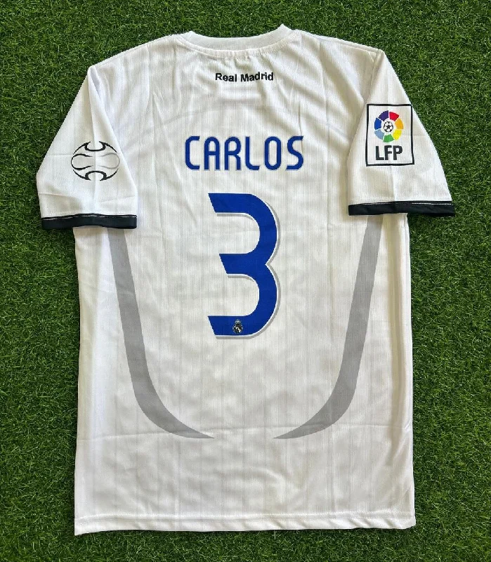 Roberto Carlos Real Madrid White Retro Jersey