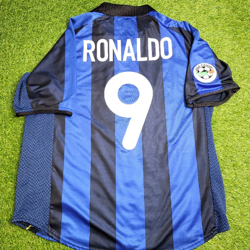 Ronaldo Inter Milan 2001 2002 Soccer Jersey Shirt L