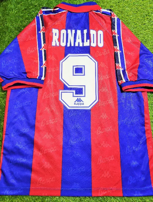 Ronaldo Kappa Barcelona 1996 1997 Home Jersey Shirt Camiseta M