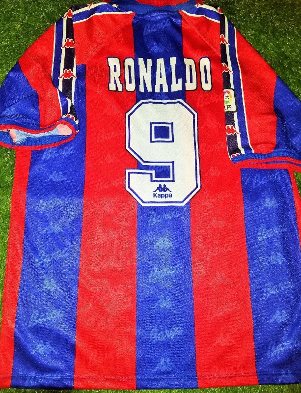 Ronaldo Kappa Barcelona 1996 1997 MATCH ISSUED Jersey Shirt Camiseta XL