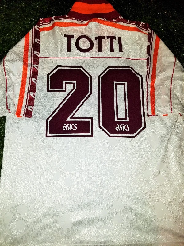 Totti As Roma Asics 1995 1996 White Jersey Maglia Shirt L