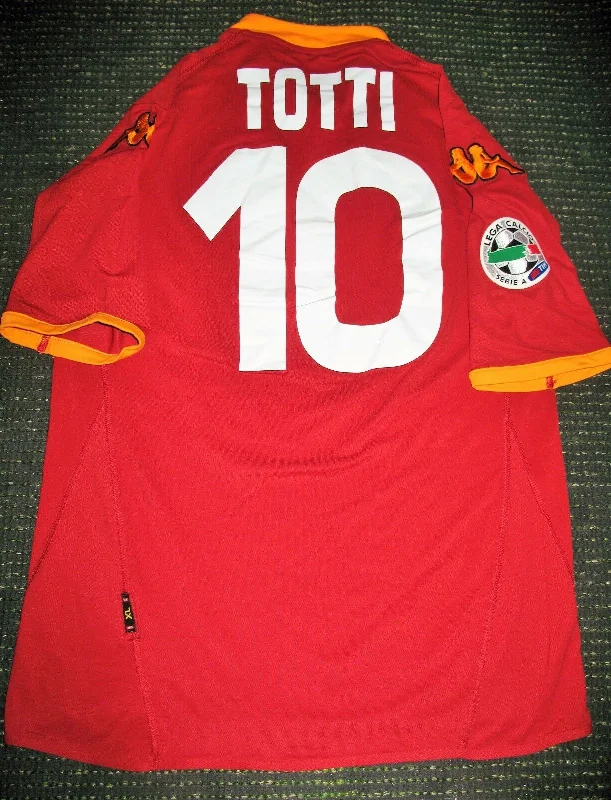 Totti As Roma Kappa 2007 2008 Jersey Maglia Shirt XL