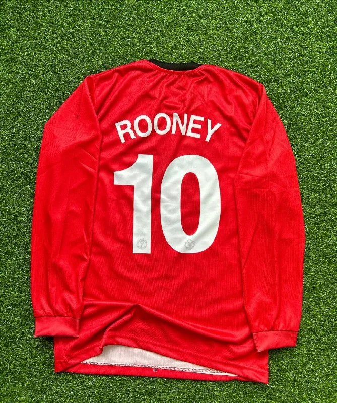 Wayne Rooney Manchester Unıted Red Retro Jersey