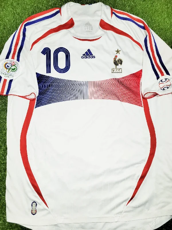 Zidane France 2006 WORLD CUP FINAL Soccer Jersey Shirt XL SKU# 740125 AZB001