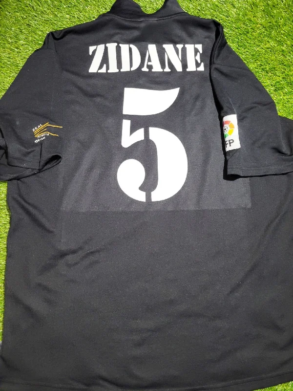 Zidane Real Madrid DEBUT CENTENARY SEASON 2001 2002 Away Soccer Jersey Shirt L SKU# 156651 ASR001