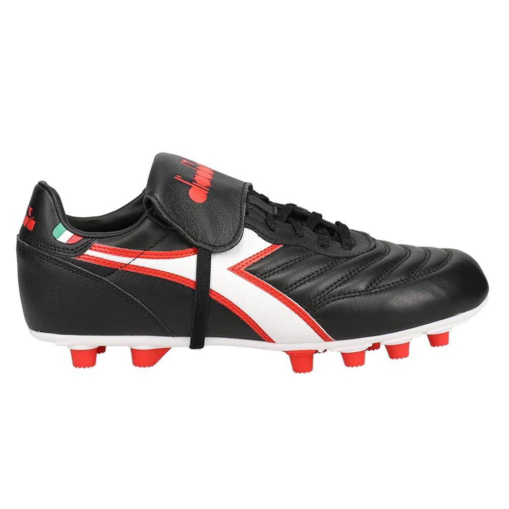 DIADORA BRASIL OG LT T MDPU FG-Black/White/Milano Red