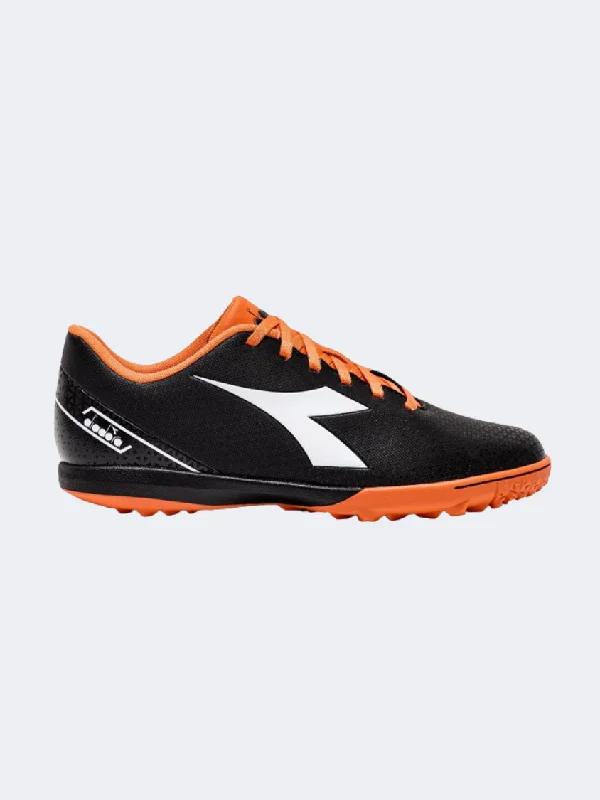 Diadora Pichichi 6 Tfr Men Football Shoes Black/White/Orange