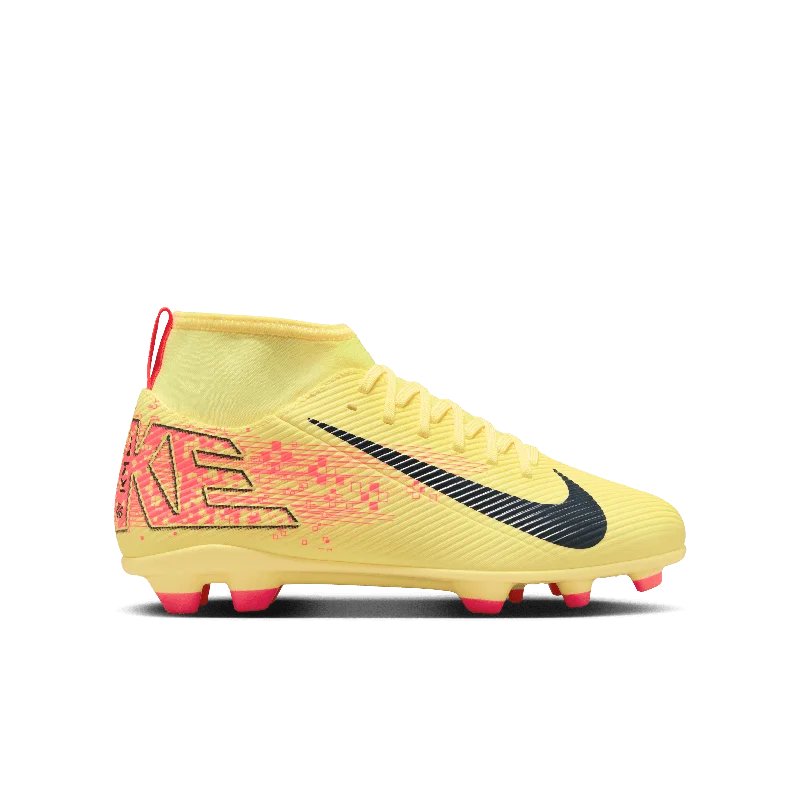 Nike Jr. Mercurial Superfly 10 Club "Kylian Mbappé" FG/Mg - Lt Laser Orange/Armory Navy