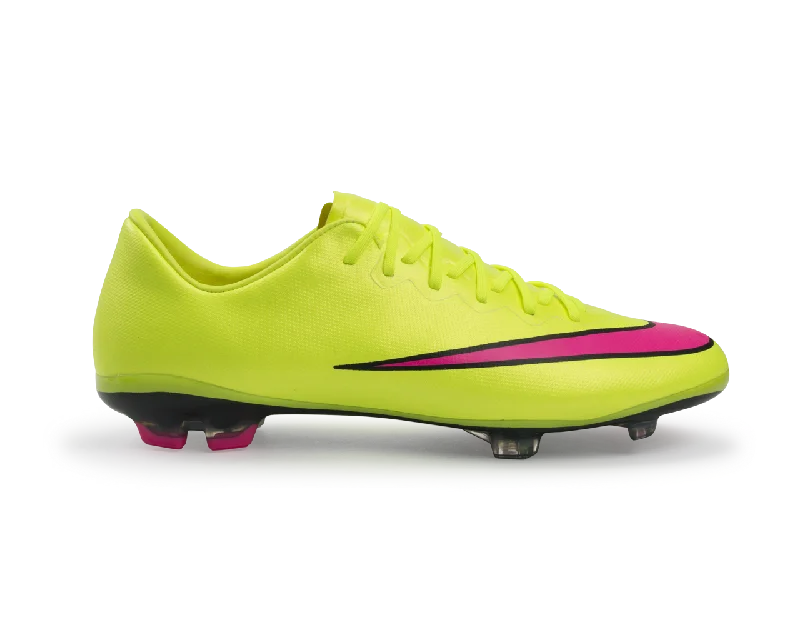 Nike Kids Mercurial Vapor V FG Volt/Hyper Pink/Black