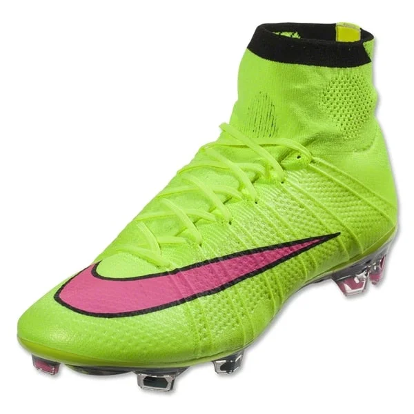 Nike Men's Mercurial Superfly FG Volt/Hyper Pink/Black