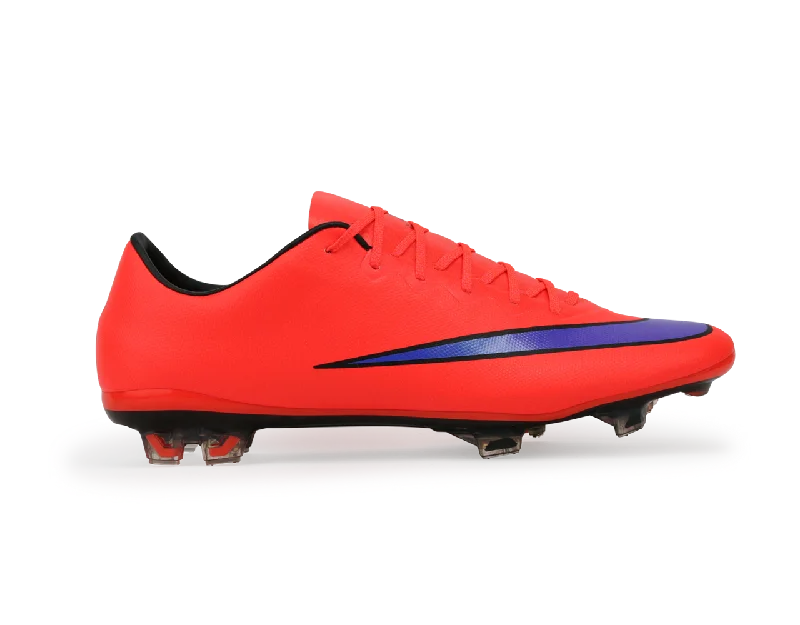 Nike Men's Mercurial Vapor X FG Bright Crimson/Violet/Black