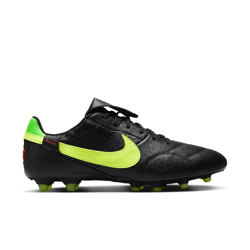 Nike Premier 3 FG-BLACK/VOLT/GREEN STRIKE/BRIGHT CRIMSON