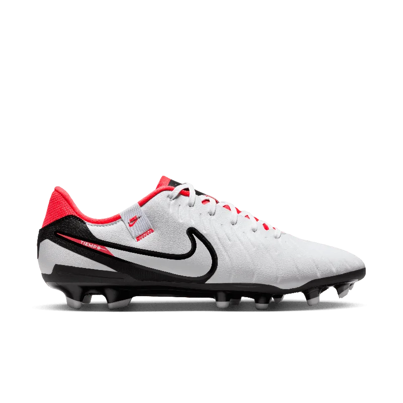 Nike Tiempo Legend 10 Academy FG-White/BK-Crimson