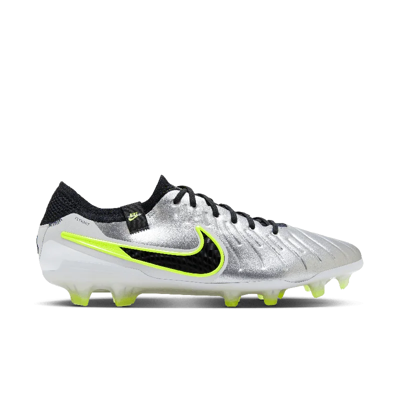 Nike Tiempo Legend 10 Elite FG-Metallic Silver/Black/Volt